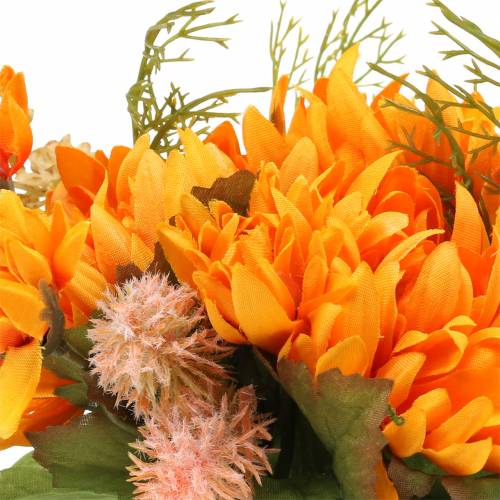 Floristik24 Bouquet de Crisântemo Mix Laranja 35cm