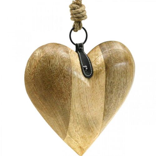Itens Coração de madeira, coração decorativo para pendurar, decoração de coração Alt.19cm