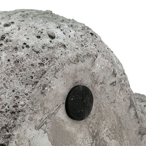 Floristik24 Coração para planta 24 cm x 25 cm cinza