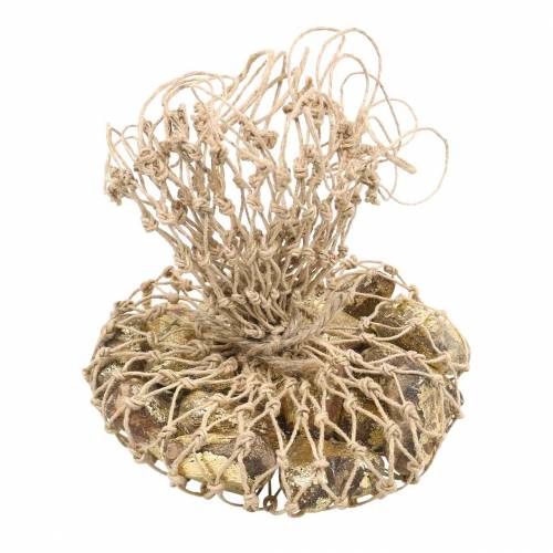 Floristik24 Corações de madeira natural, dourado, madeira de mangueira prateada 3,5-4,2 cm × 3,6-4,5 cm 18 unidades