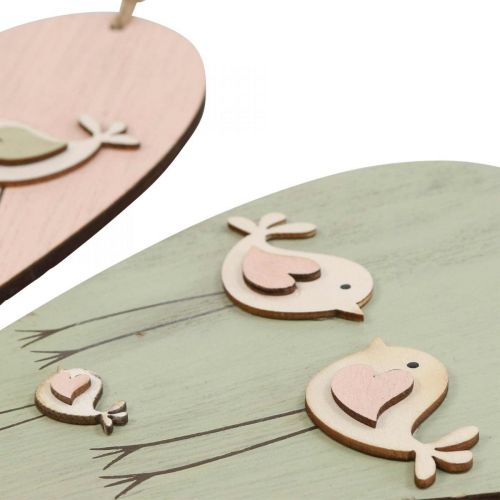 Itens Coração de madeira, coração decorativo para pendurar, decoração coração A16cm 6uds