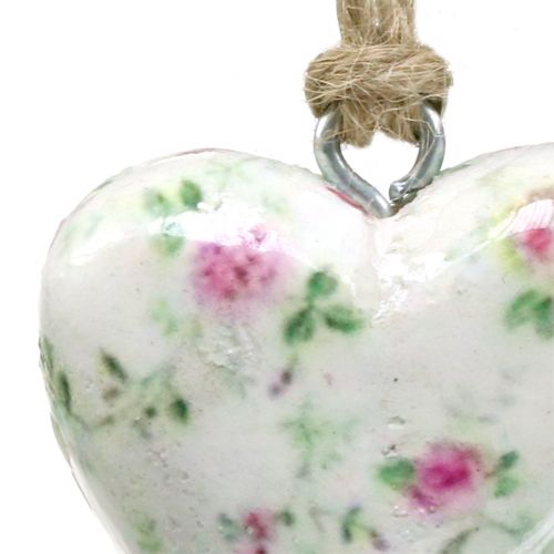 Floristik24 Coração para pendurar rosas 5cm 12pcs