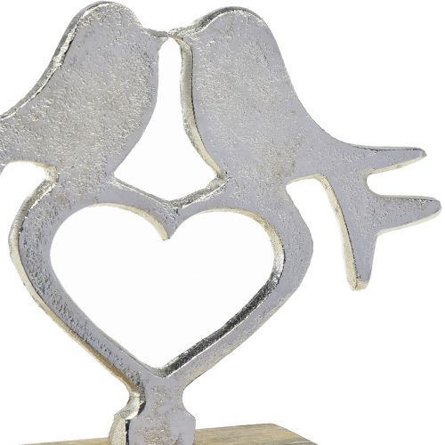 Itens Decoração de coração para colocar com decoração de pássaro casamento 16,5cm × 19,5cm