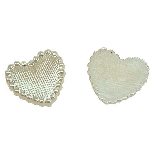 Floristik24 Creme de Mini Corações Espalhados 1,3cm 300p