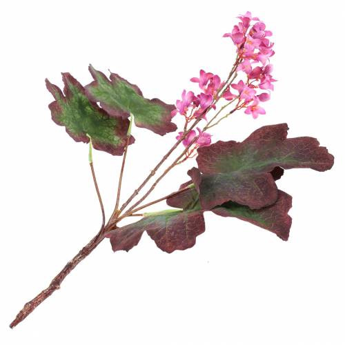 Floristik24 Roxo Sinos Heuchera Deco Ramo Rosa 44cm