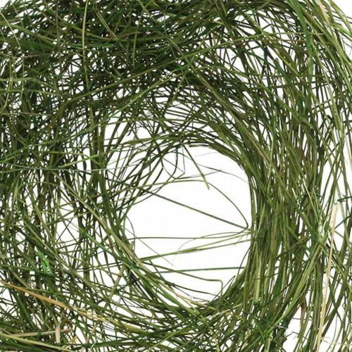 Itens Manguito de grama manguito de avestruz verde decoração de primavera Ø20cm 6 unidades