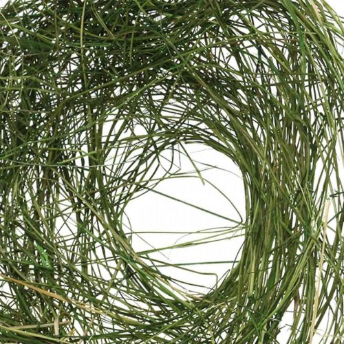 Floristik24 Manguito de grama manguito de avestruz verde decoração de primavera Ø20cm 6 unidades