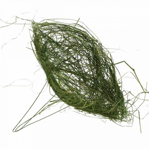 Floristik24 Manguito de grama manguito de avestruz verde decoração de primavera Ø20cm 6 unidades