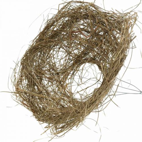 Floristik24 Punho buquê de feno natural Ø20cm 6pcs