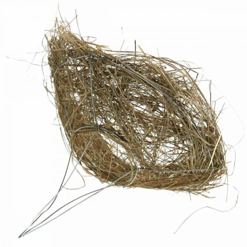 Floristik24 Punho buquê de feno natural Ø20cm 6pcs