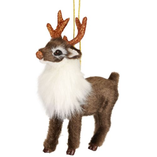 Floristik24 Figuras de natal decoração de renas cabide decorativo decoração de mesa H11cm 3 unidades