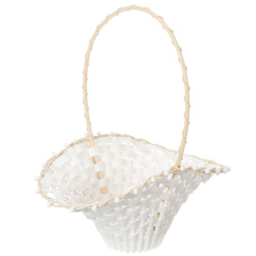 Cesta para daminha de casamento, 24 cm x 17 cm | Floristik24.pt