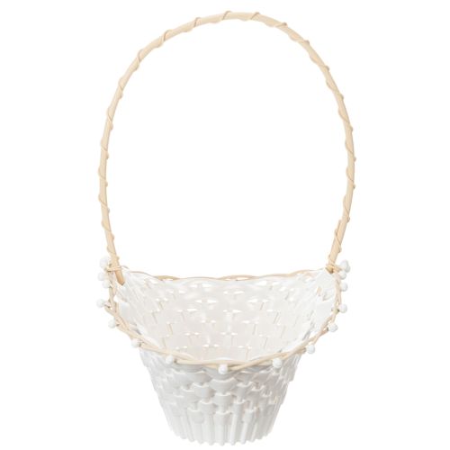 Cesta para daminha de casamento, 24 cm x 17 cm | Floristik24.pt