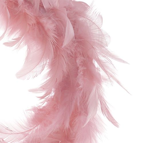 Floristik24 Coroa de flores para decoração de casamento rosa Ø20cm 3 unidades