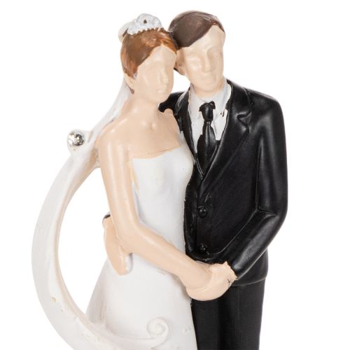Estatueta de casamento com noivos, 10,5 cm | Floristik24.pt