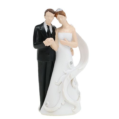 Floristik24 Figura de casamento casal nupcial 10,5 cm
