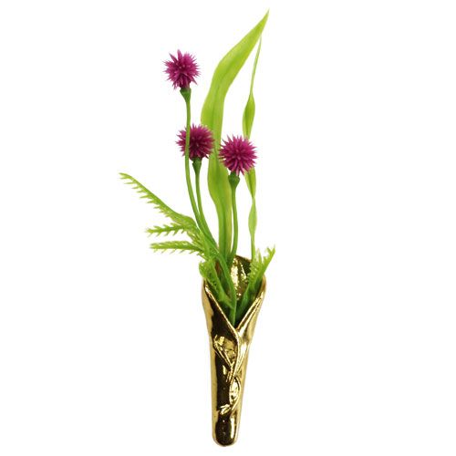 Itens Alfinete de casamento com ímã dourado de 5 cm
