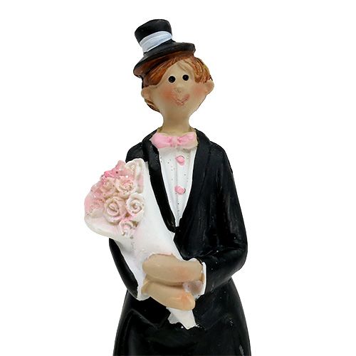 Floristik24 Figura de casamento casal nupcial 13cm 1 par