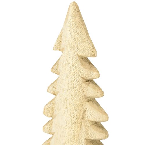 Itens Decoração de árvore de Natal de madeira decoração de madeira natural para ficar em pé H41cm