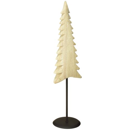 Árvore de Natal de madeira decoração de Natal Paulownia natural H54cm