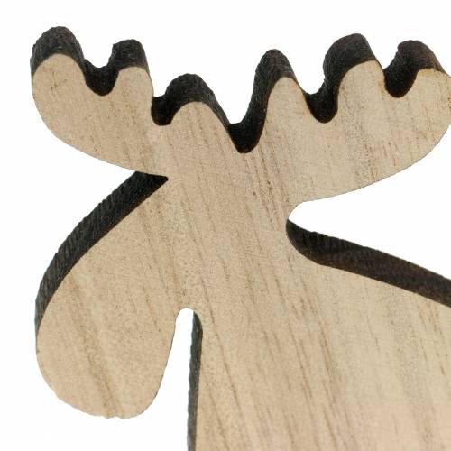 Alces de madeira para espalhar a natureza 36pcs