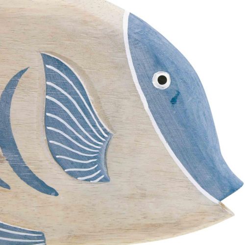 Floristik24 Peixe de madeira deco grande, peixe deco em pé Alt.30cm