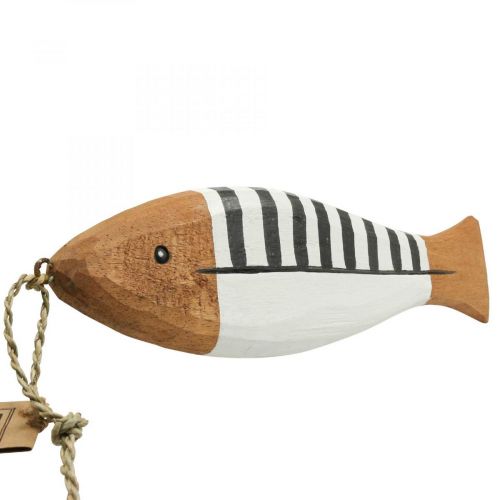 Itens Decoração de peixe de madeira grande, pingente de peixe de madeira 38cm