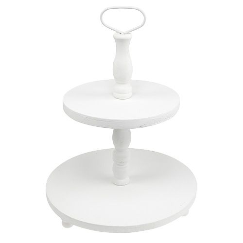 Prateleira de madeira branca H50cm | Floristik24.pt