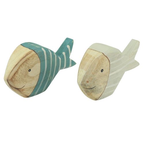 Itens Decoração de mesa de peixe em madeira suporte de peixe madeira 15×8cm 2 un