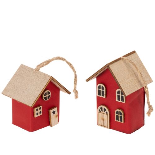 Conjunto de decoração suspensa para casa, estilo escandinavo, 7 cm, 6 peças | Floristik24.pt