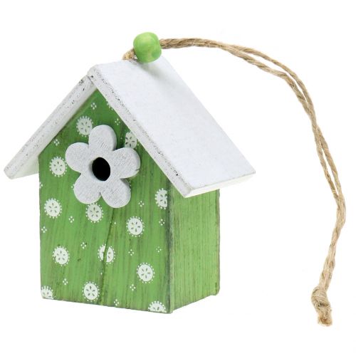 Floristik24 Deco birdhouse para pendurar 8cm 6pcs
