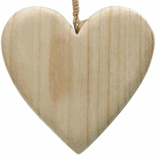 Itens Coração de madeira para pendurar corações decorativos da natureza Dia dos Namorados Dia das Mães 3 unidades