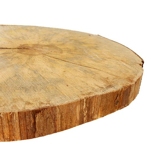Itens Disco de madeira natural 25cm - 30cm