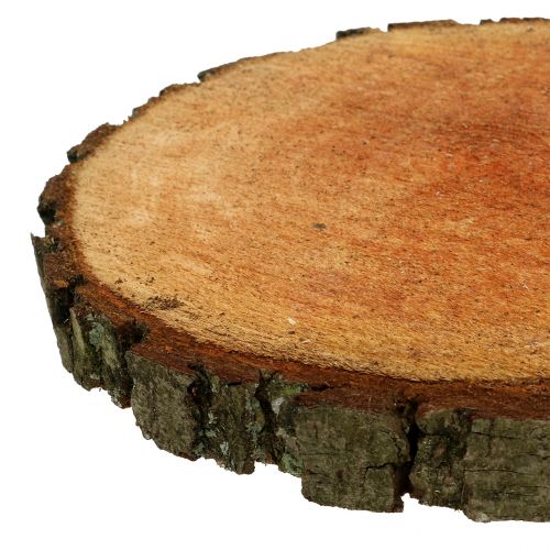 Floristik24 Disco de madeira feito de amieiro natural Ø20cm - 24cm