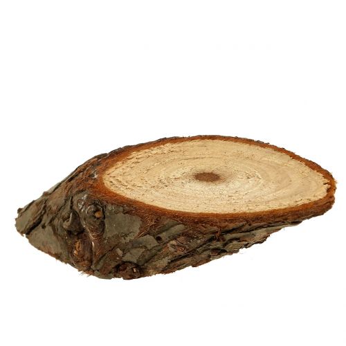 Floristik24 Discos de madeira oval natural 500g