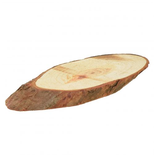 Itens Discos de madeira para decoração de mesa oval, suprimentos artesanais 6,5-8cm 450g