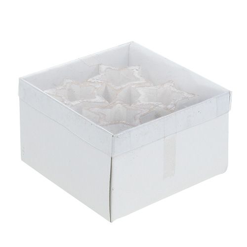 Floristik24 Estrelas de madeira abrem 5 cm 12 unidades