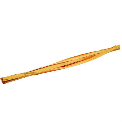 Floristik24 Tiras de madeira amarelas 95cm - 100cm 50p
