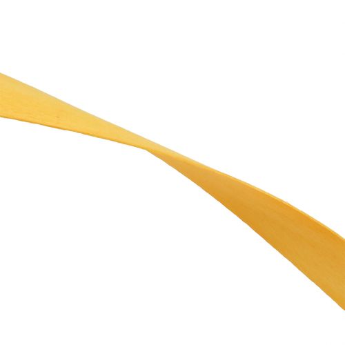 Floristik24 Tiras de madeira amarelas 95cm - 100cm 50 un