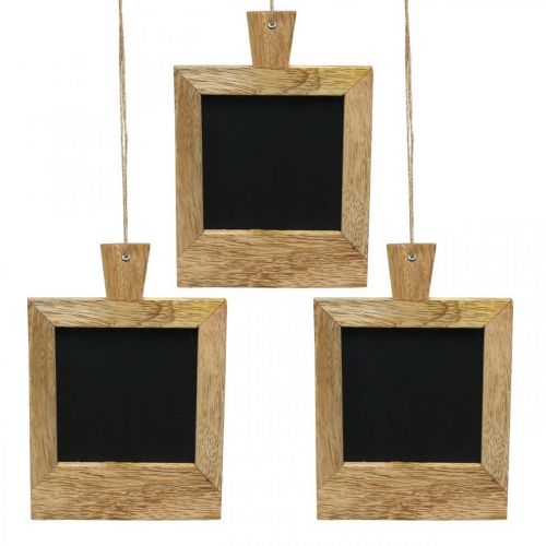 Mini placa deco para pendurar a natureza 9 × 13cm 3pcs