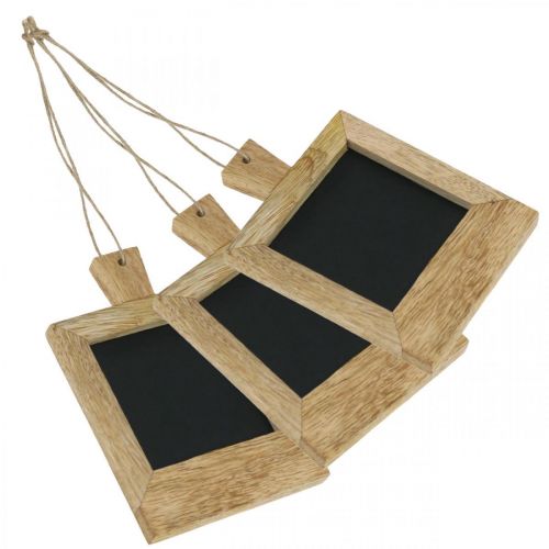 Itens Mini placa deco para pendurar a natureza 9 × 13cm 3pcs