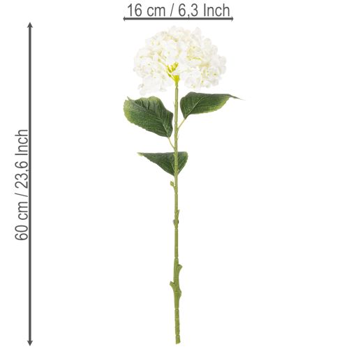 Hortênsia artificial de caule longo, 60 cm | Floristik24.pt
