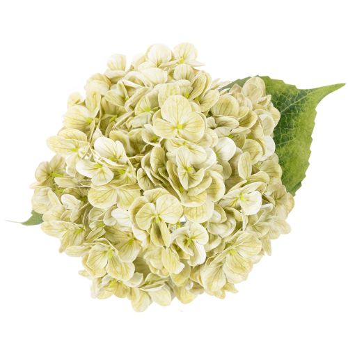 Flor artificial de hortênsia com caule longo e folhas, 60 cm | Floristik24.pt