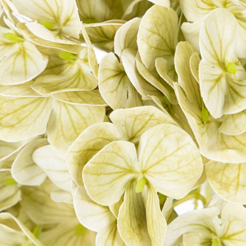 Flor artificial de hortênsia com caule longo e folhas, 60 cm | Floristik24.pt