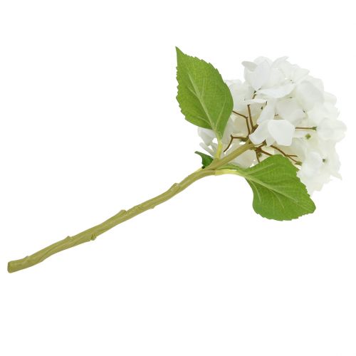 Floristik24 Hortênsia decorativa branca 36cm