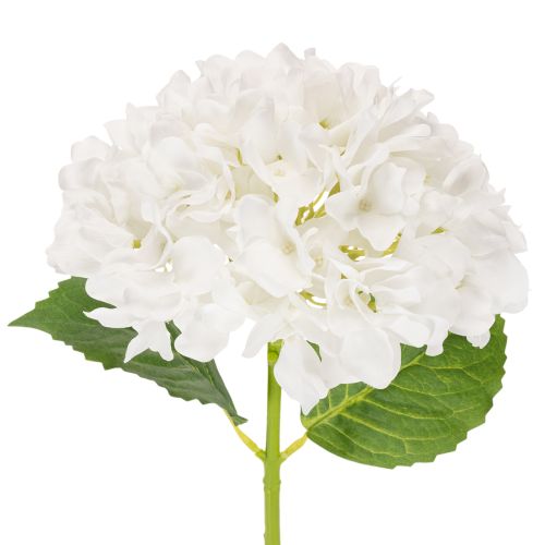 Flor artificial de hortênsia com haste longa para decoração, 48 cm