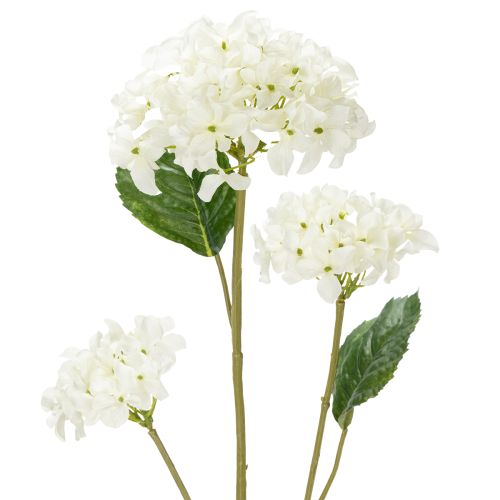 Floristik24 Flor artificial de hortênsia para decoração de interiores elegante e moderna, 80 cm, 2 peças.
