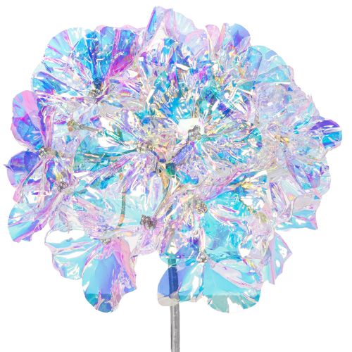 Ramo artificial de hortênsia florida em cores iridescentes, 36 cm, 2 peças. comprar | Floristik24.pt