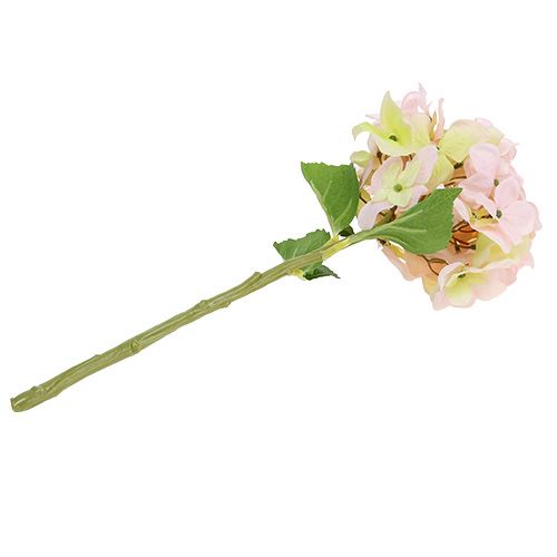 Floristik24 Hortênsia artificial rosa claro 36 cm