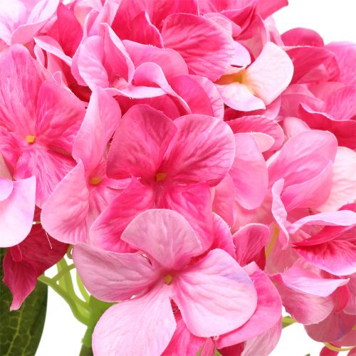 Floristik24 Hortênsia grande rosa artificial L110cm